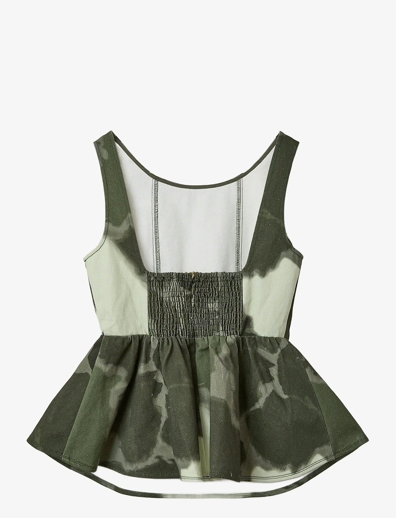 Helmstedt - Emilie Denim Top - Ärmellose blusen - tie dye green - 2