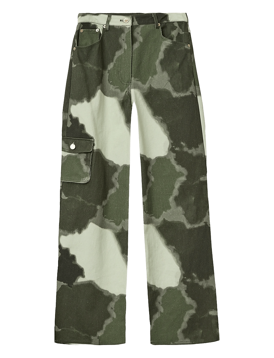 Helmstedt - Enya Denim Jeans - straight jeans - tie dye green - 1
