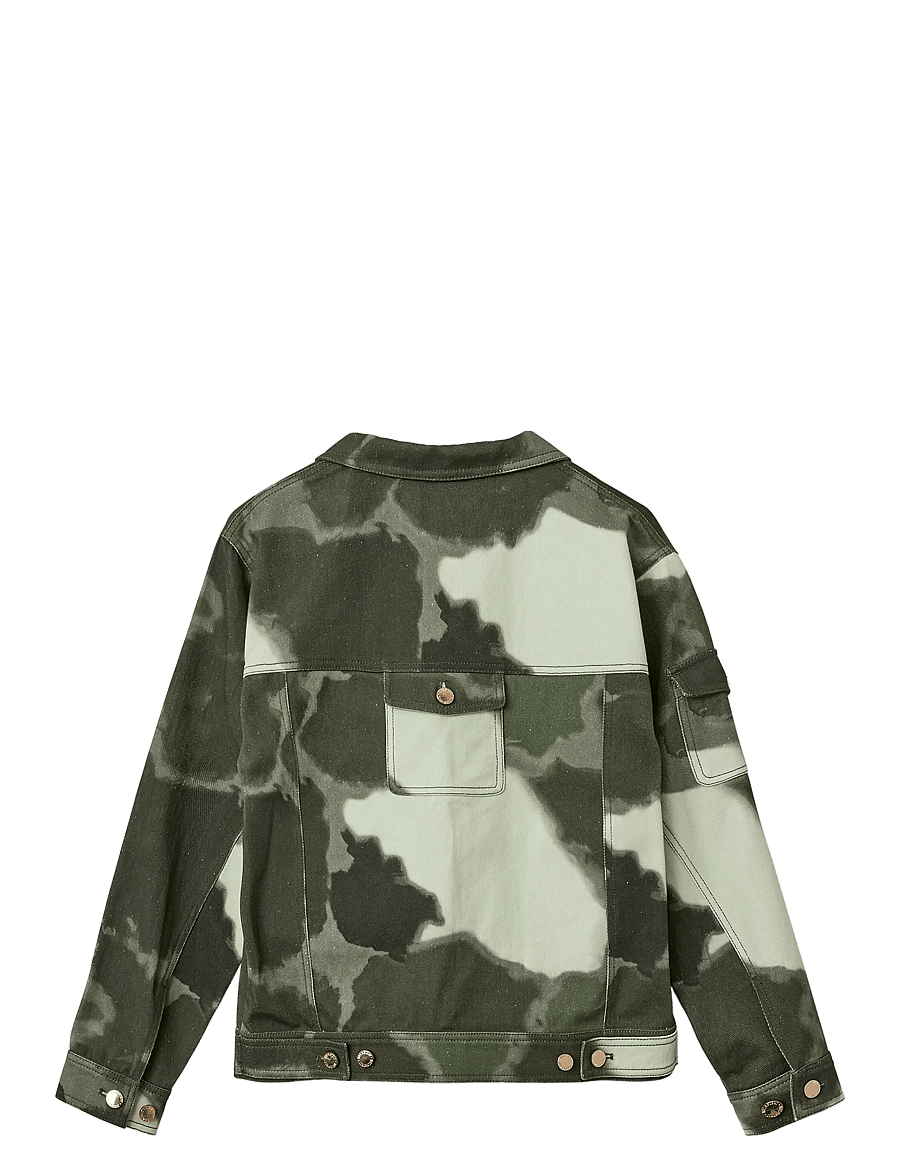 Helmstedt - Lucca Denim Jacket - vårjackor - tie dye green - 2