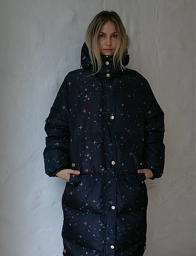 Helmstedt Alma Jacket - Sulemantlid - STAR PRINT / navy
