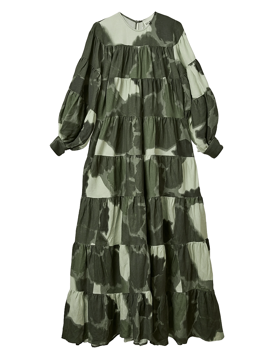 Helmstedt - Ibi Dress - maxi dresses - drop green - 1