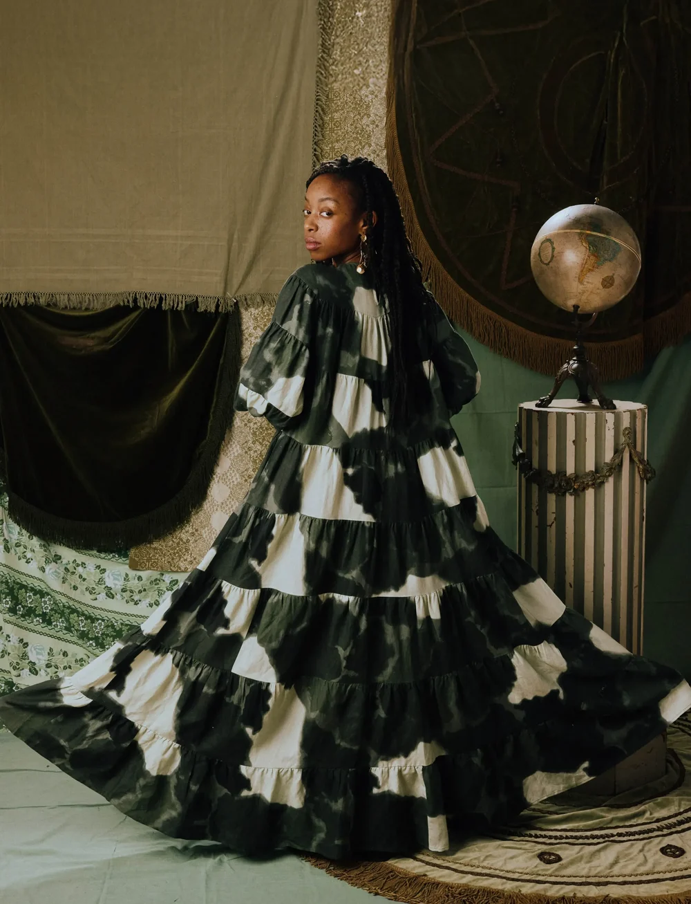 Helmstedt - Ibi Dress - shirt dresses - drop green - 0