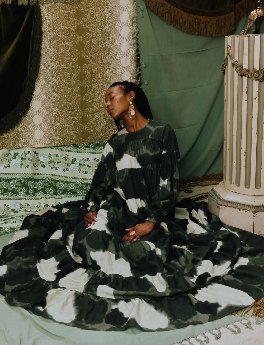 Helmstedt - Ibi Dress - shirt dresses - drop green - 2