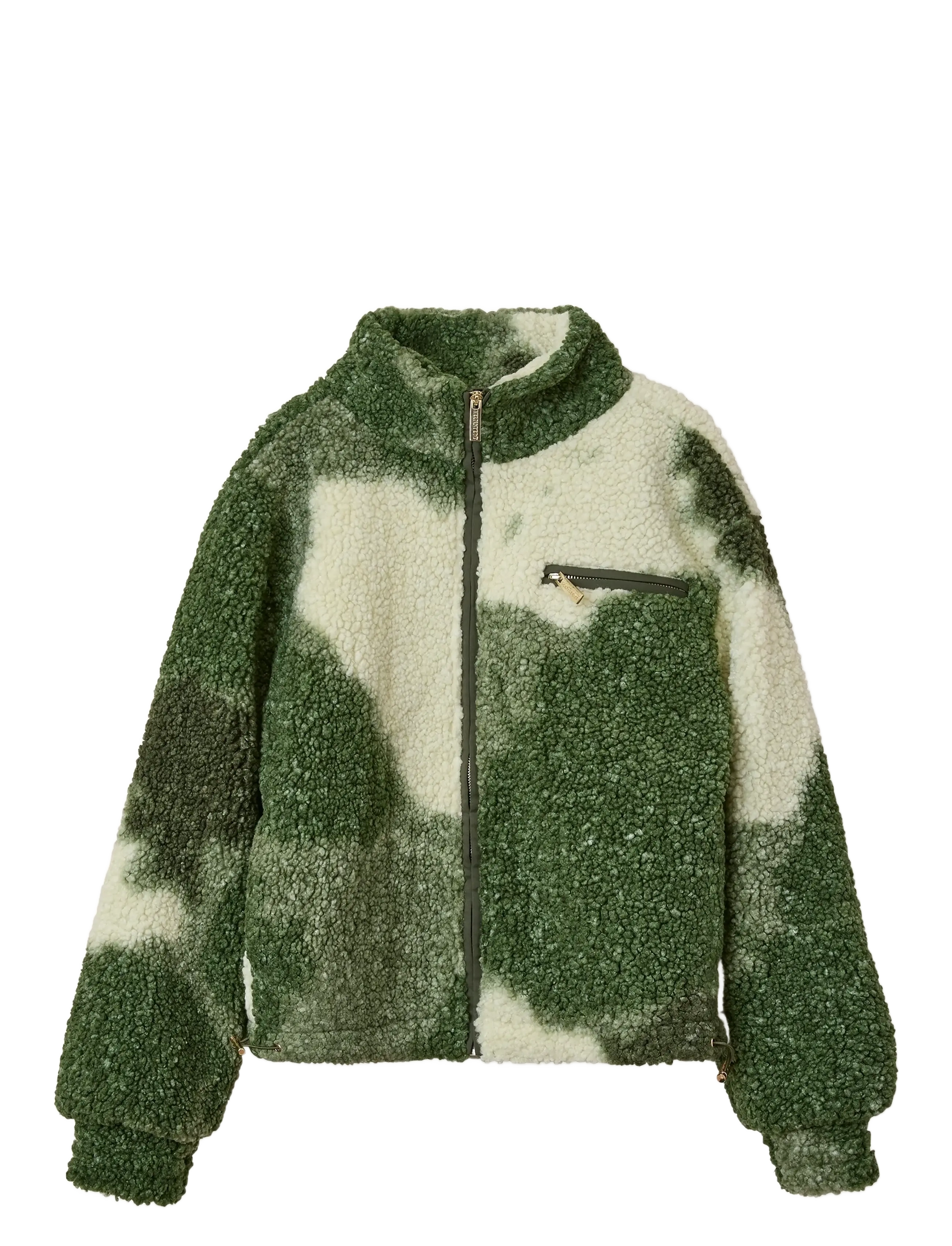 Helmstedt Safiya Fleece Jacket - Fleece og mellemlag - TIE DYE GREEN / green