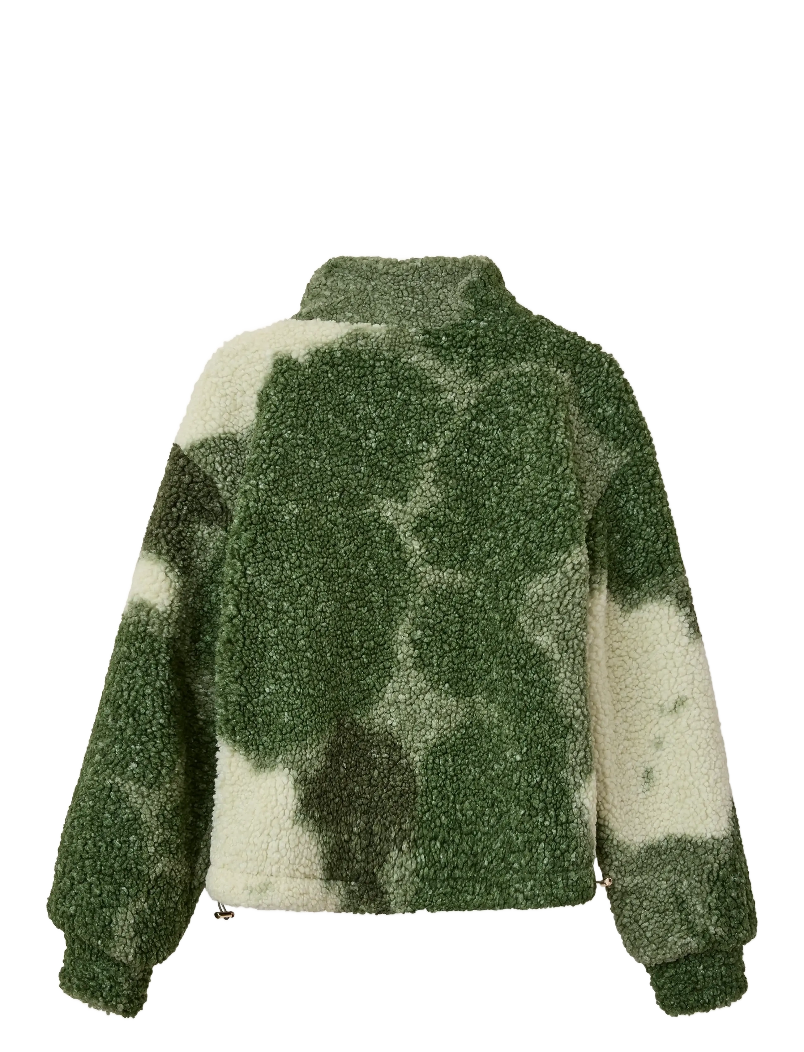 Helmstedt - Safiya Fleece Jacket - dressipluusid ja kapuutsiga dressipluusid - tie dye green - 2