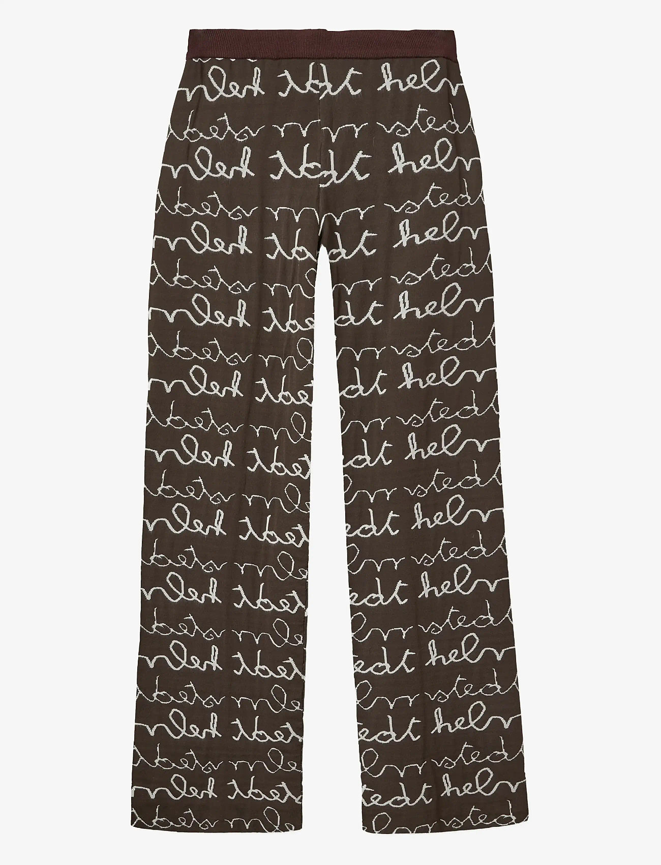 Helmstedt - Helmstedt Logo Pants - drabužiai - chocolate torte - 0