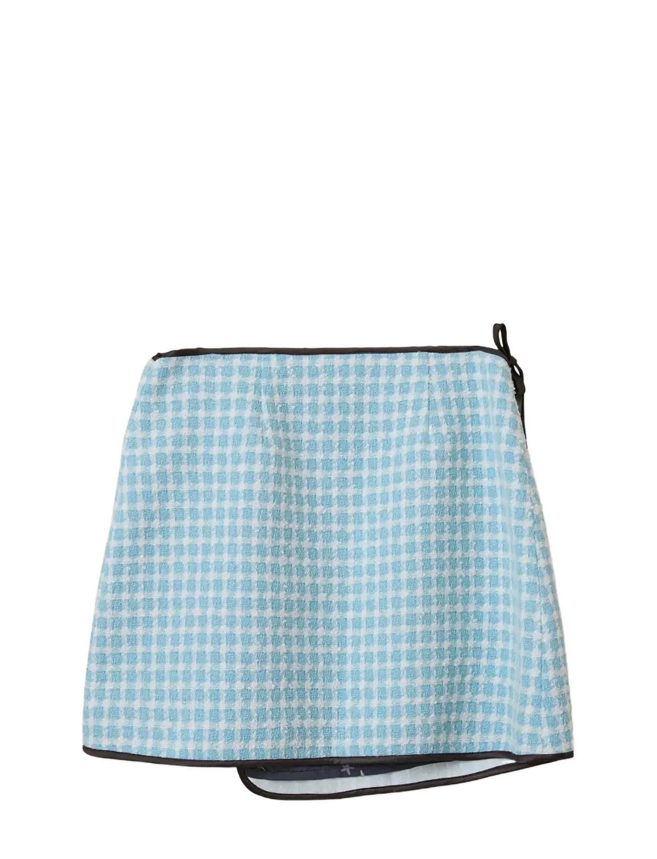 Helmstedt - Ella Mini Skirt - Bouclé - korte nederdele - blue tweed - 2