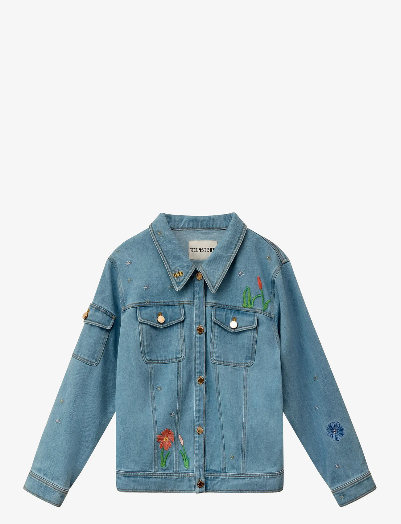 Helmstedt - Lucca Denim Jacket - frühlingsjacken - embroidery denim - 0