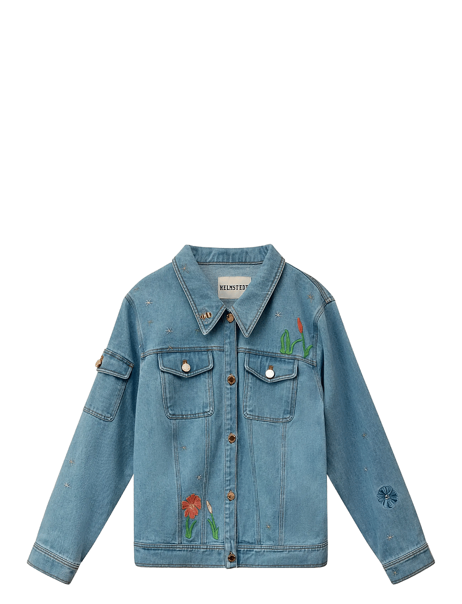 Helmstedt - Lucca Denim Jacket - frühlingsjacken - embroidery denim - 1