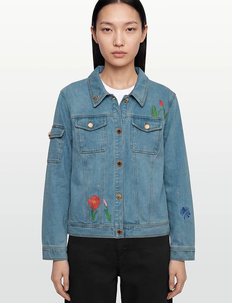 Helmstedt - Lucca Denim Jacket - frühlingsjacken - embroidery denim - 3