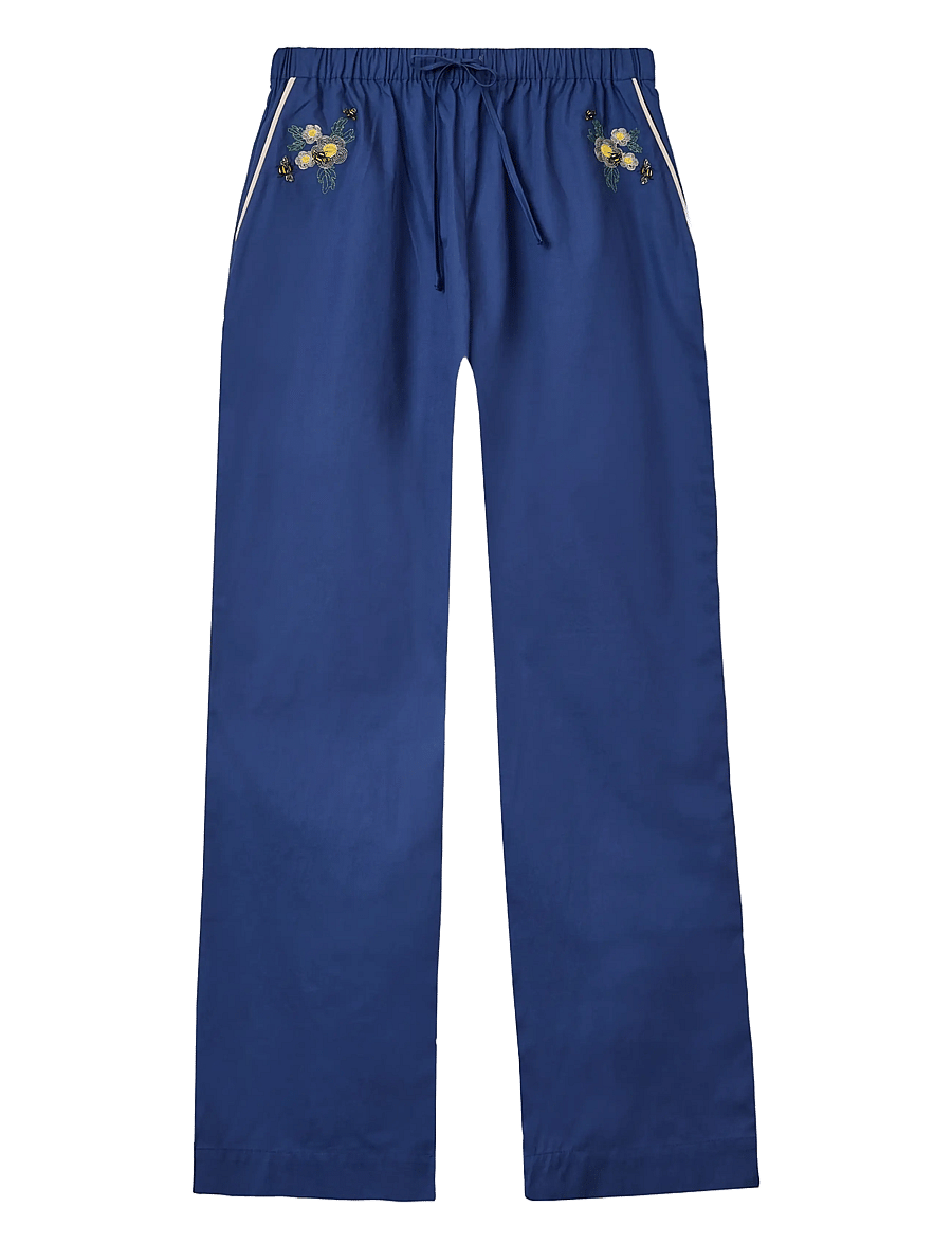 Helmstedt - Fiona Pants - hose mit geradem bein - blue - 1