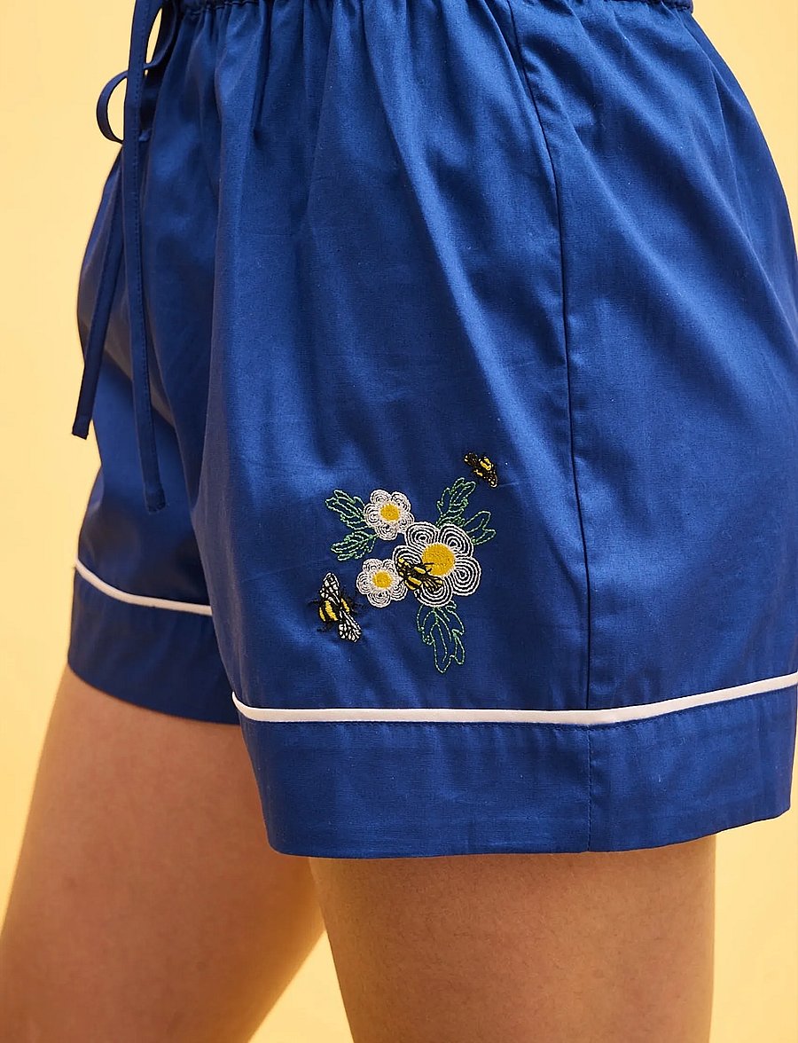 Helmstedt - Fiona Shorts - casual shorts - blue - 0