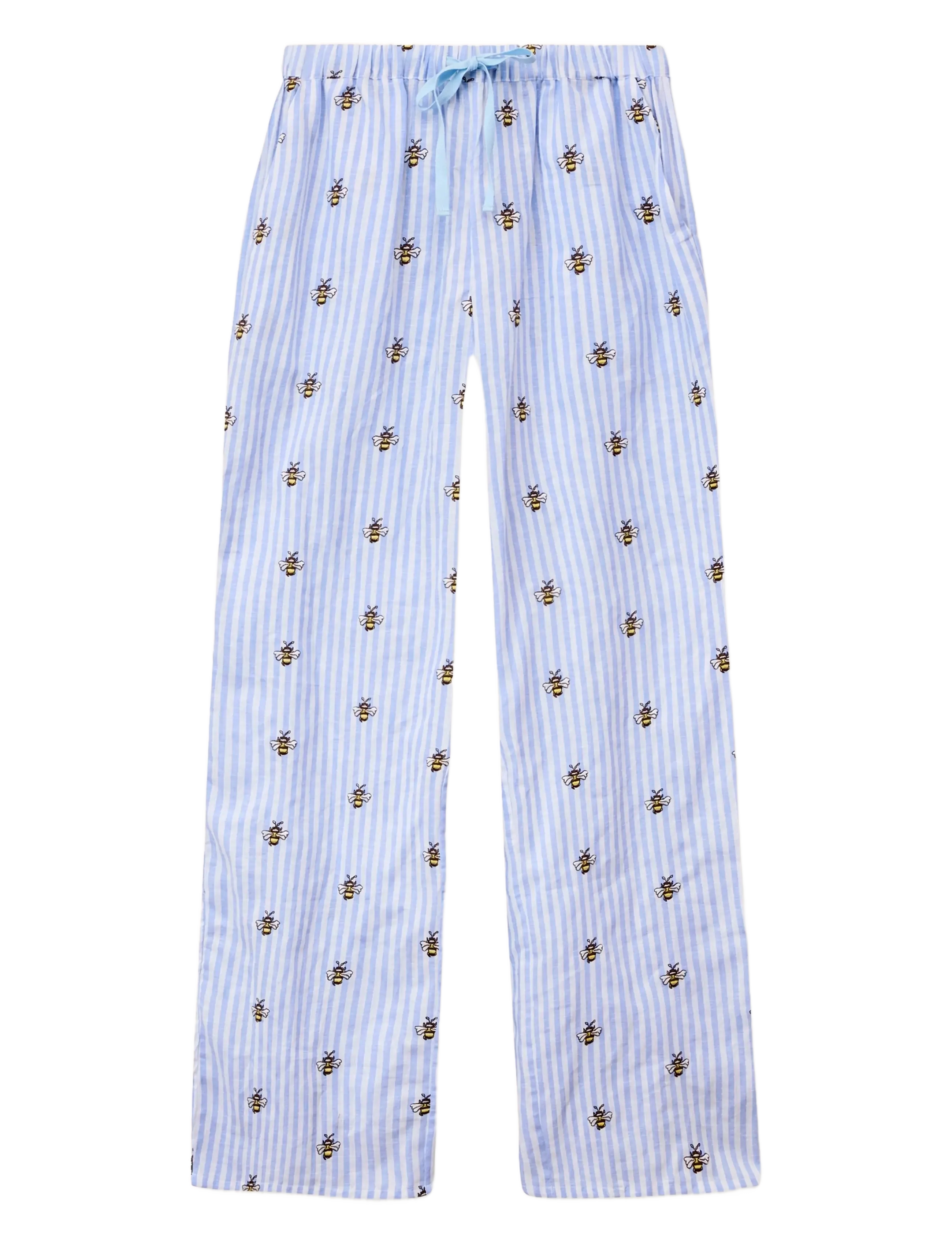 Helmstedt Esther Pants - Nyheter - BLUE STRIPE W BEE EMB / blue