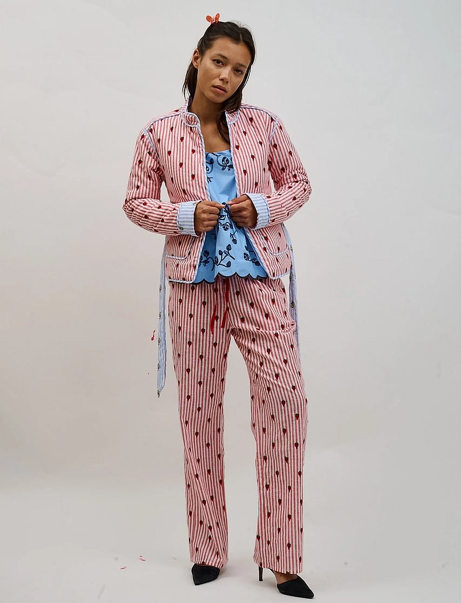 Helmstedt - Meri Jacket - Õhukesed jakid - stripe & embroidery - 5