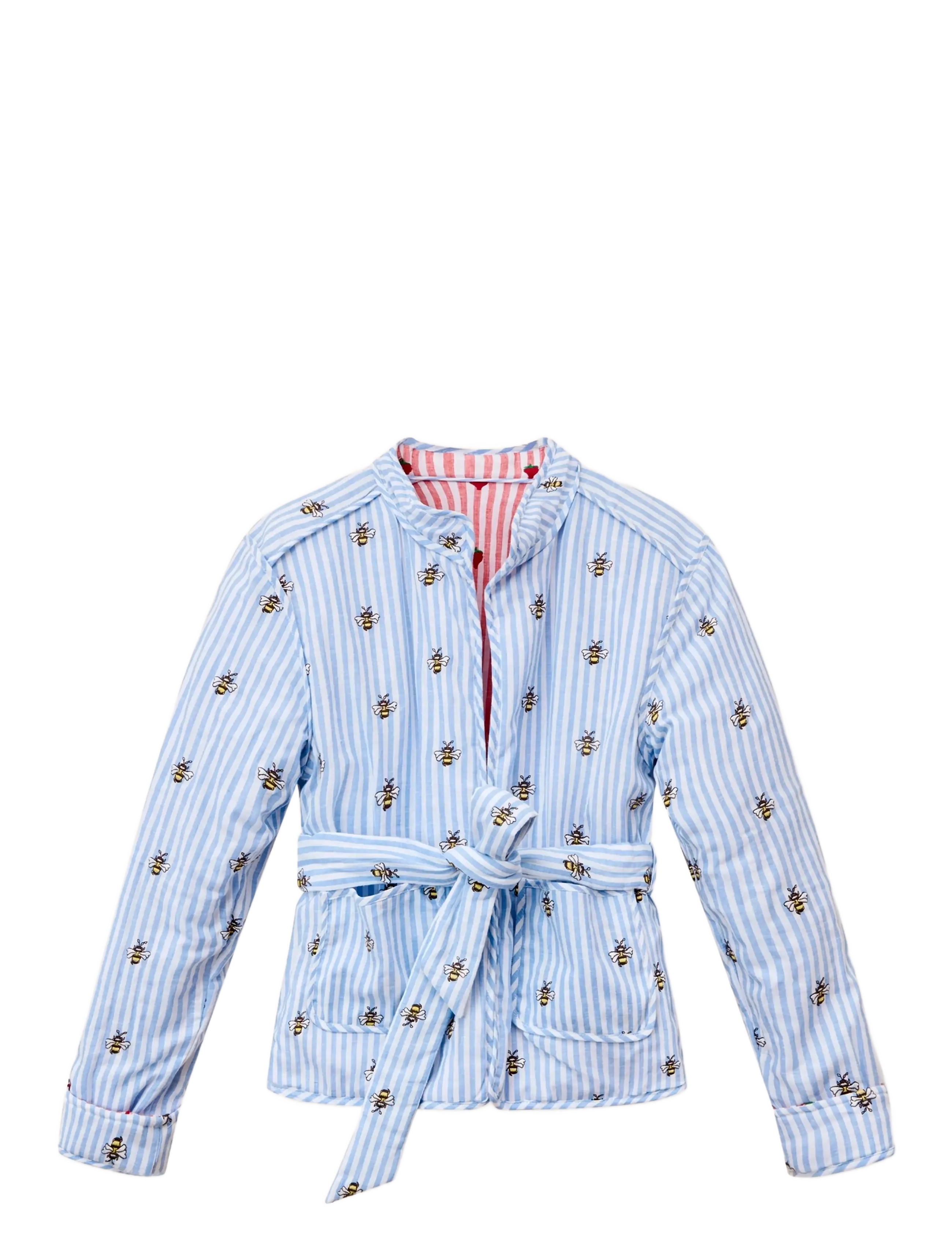Helmstedt - Meri Jacket - frühlingsjacken - stripe & embroidery - 3