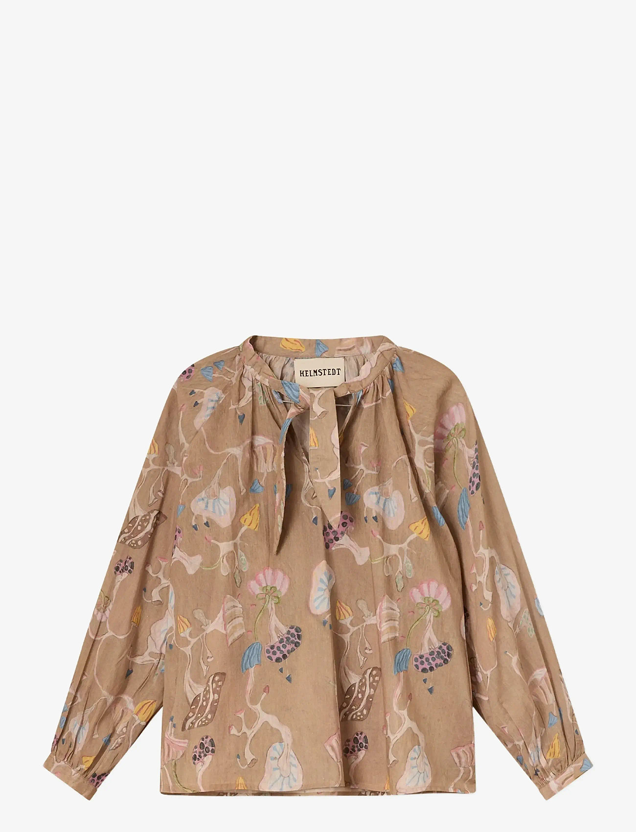 Helmstedt - Mona Shirt - langærmede bluser - dancing mushroom print - 1