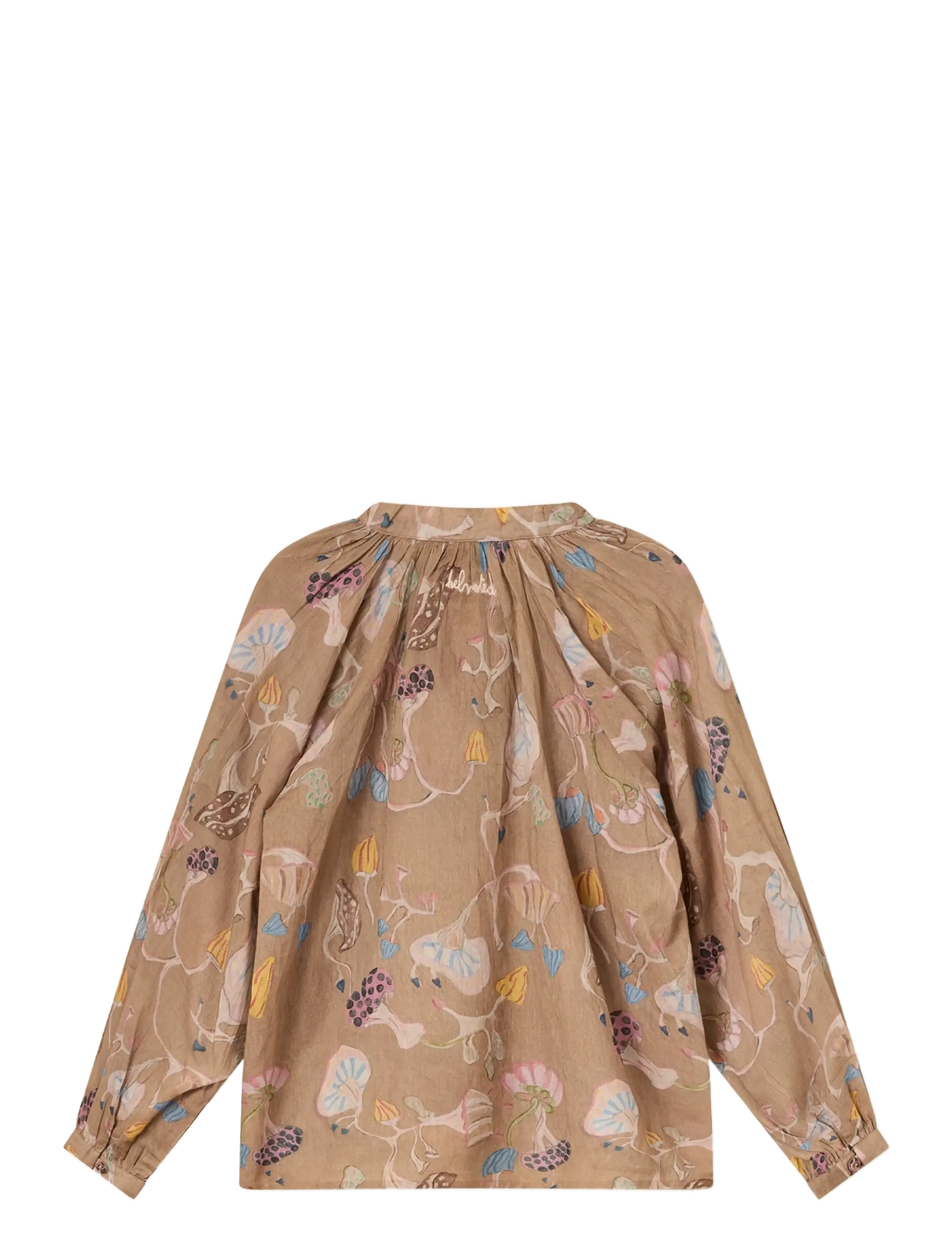 Helmstedt - Mona Shirt - pikkade varrukatega pluusid - dancing mushroom print - 2