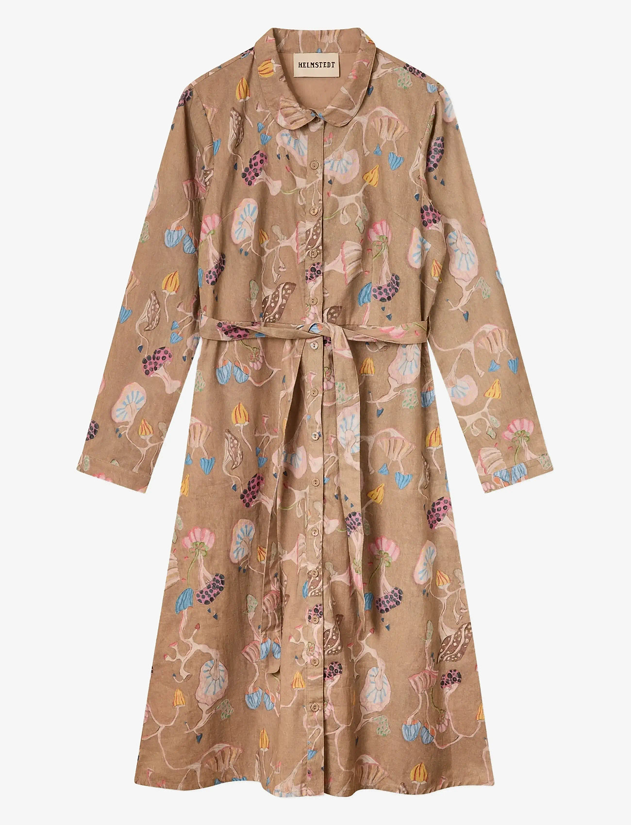 Helmstedt - Ellen Dress - skjortekjoler - dancing mushroom print - 1