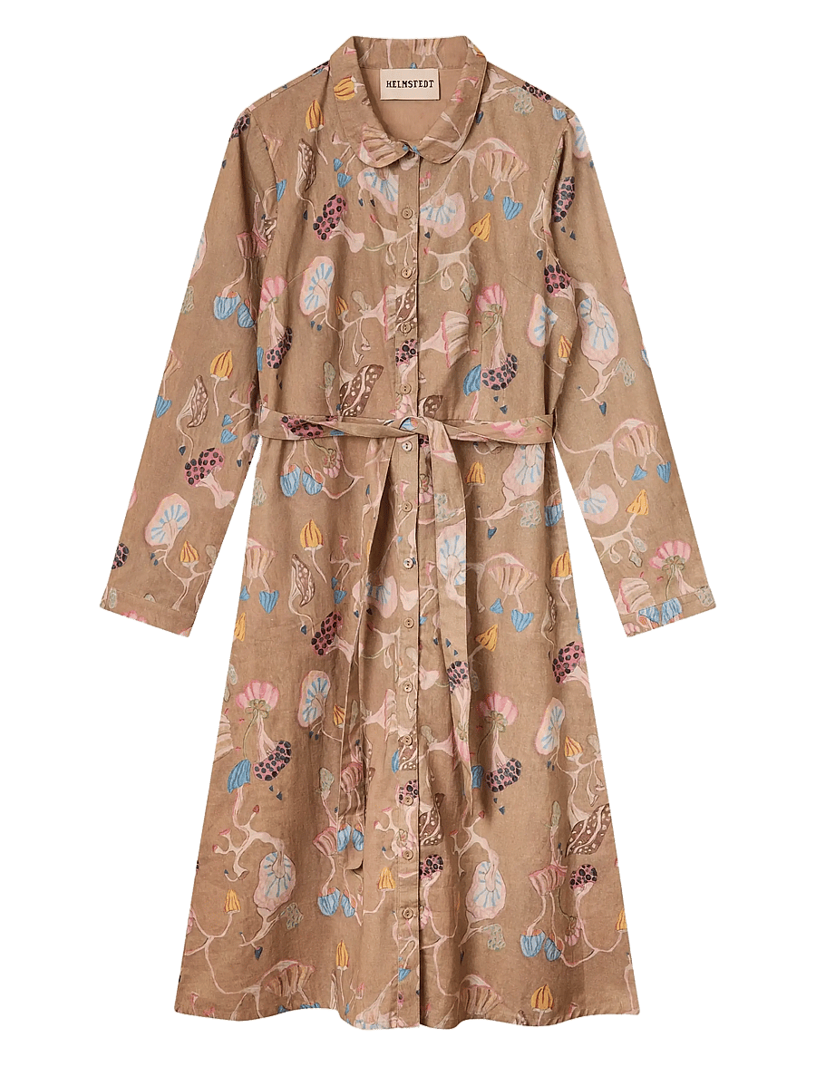 Helmstedt - Ellen Dress - robes chemises - dancing mushroom print - 1