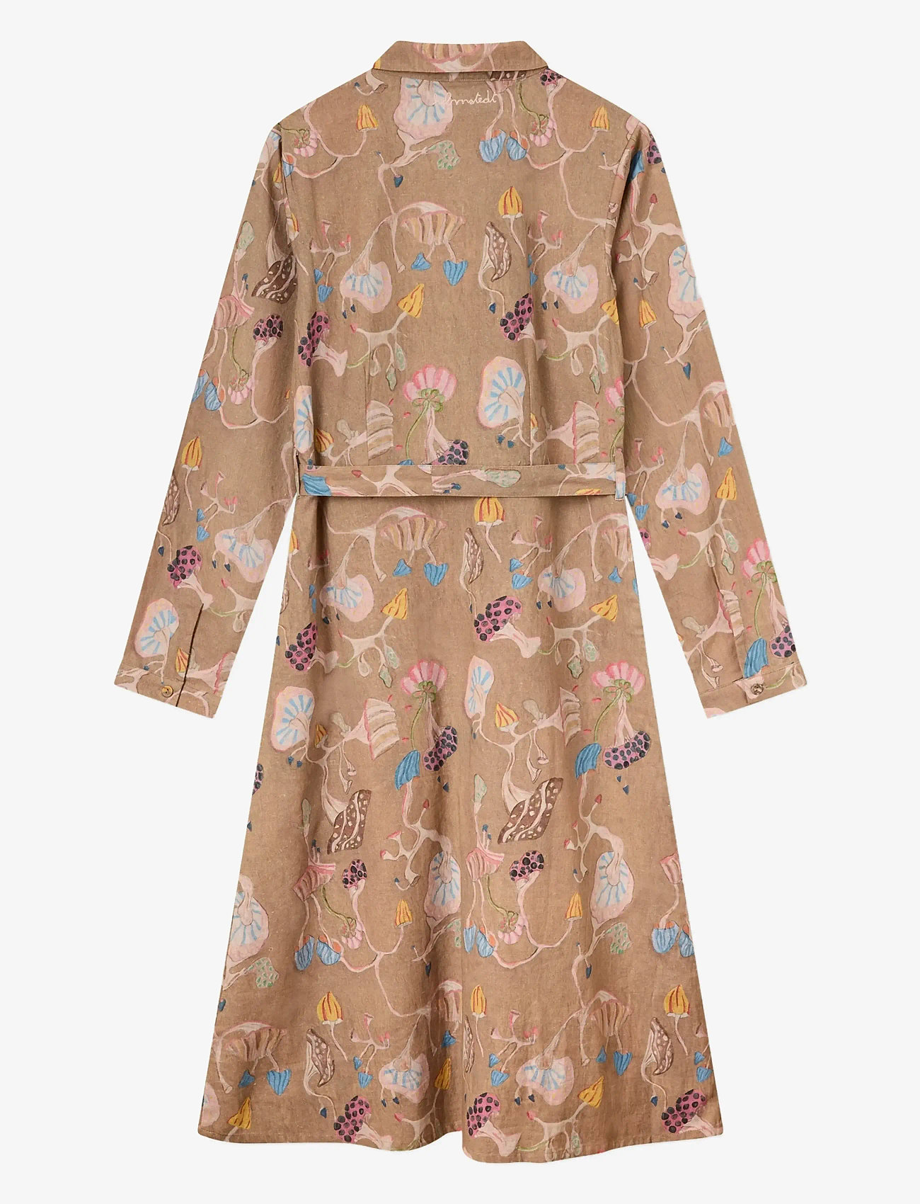 Helmstedt - Ellen Dress - skjortekjoler - dancing mushroom print - 2