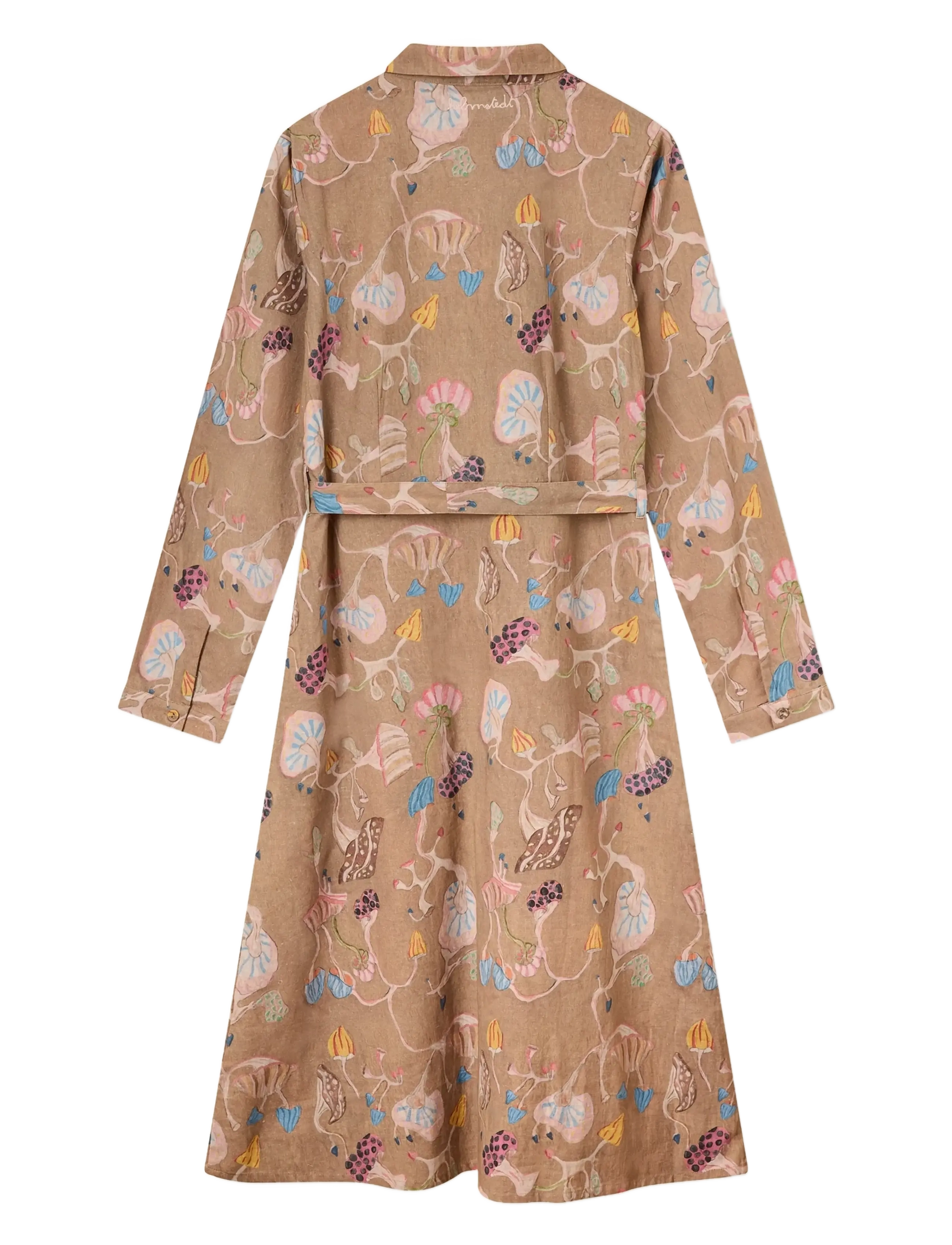 Helmstedt - Ellen Dress - overhemdjurken - dancing mushroom print - 2