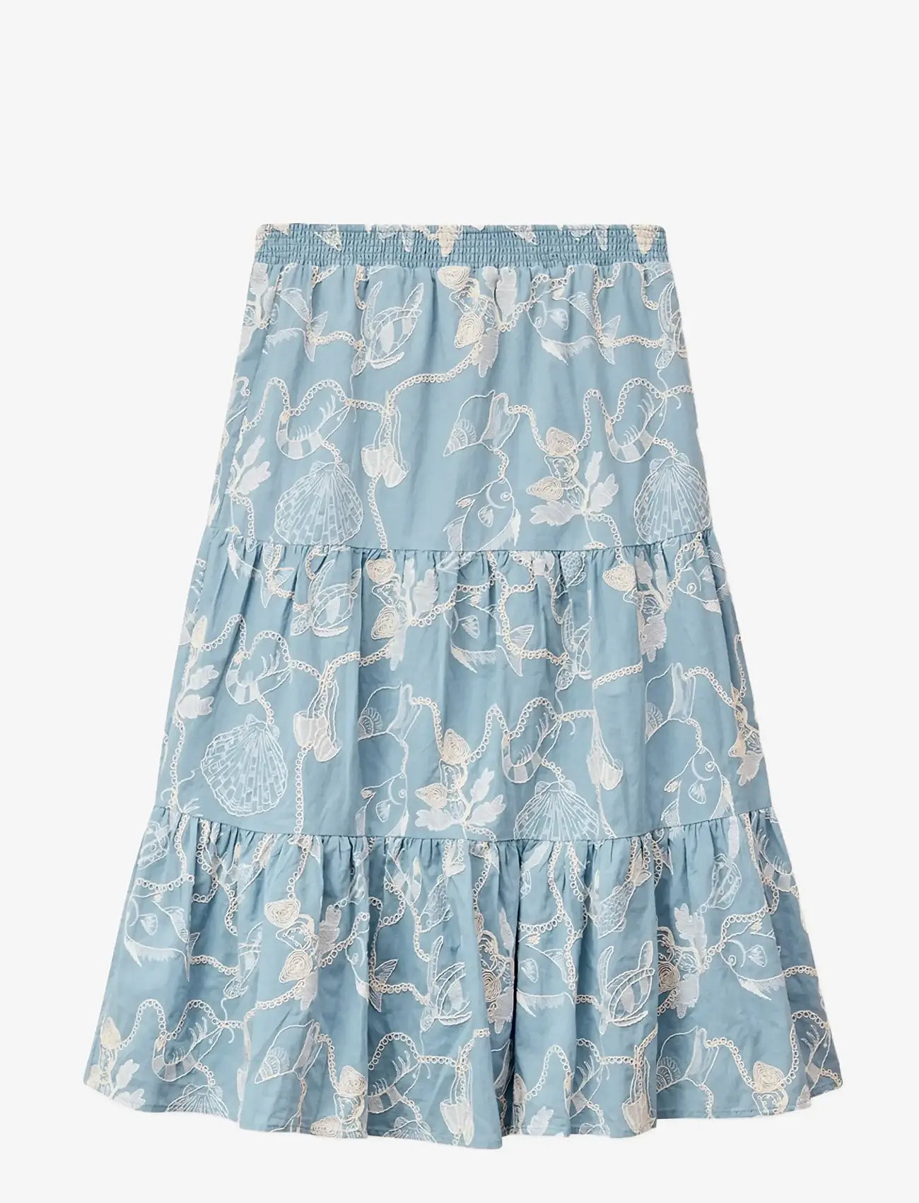 Helmstedt - Rosa Skirt - midi nederdele - dusty blue - 1