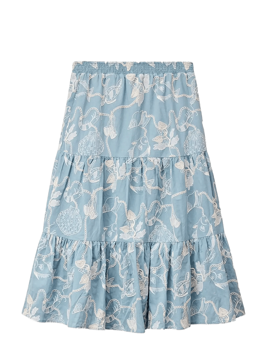 Helmstedt - Rosa Skirt - midi skirts - dusty blue - 2