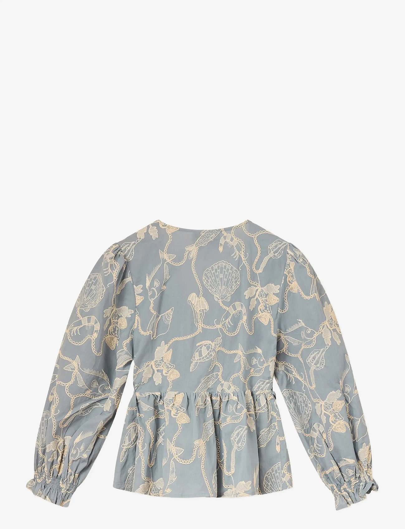 Helmstedt - Klara Blouse - langærmede bluser - dusty blue - 2