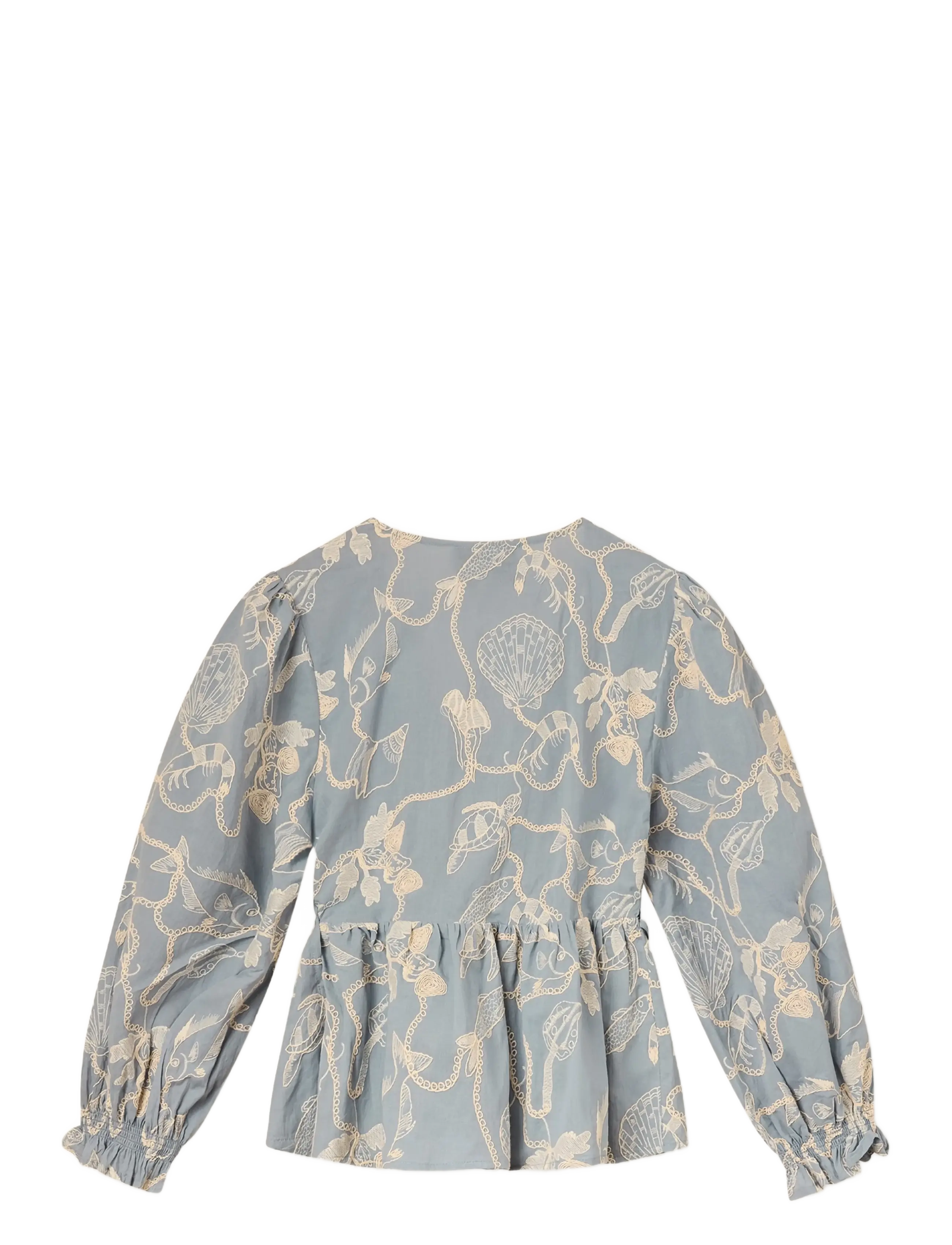 Helmstedt - Klara Blouse - langærmede bluser - dusty blue - 2