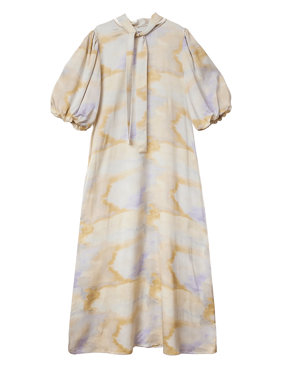 Helmstedt - Camilla Dress - maxikjoler - aurora watercolor print - 1
