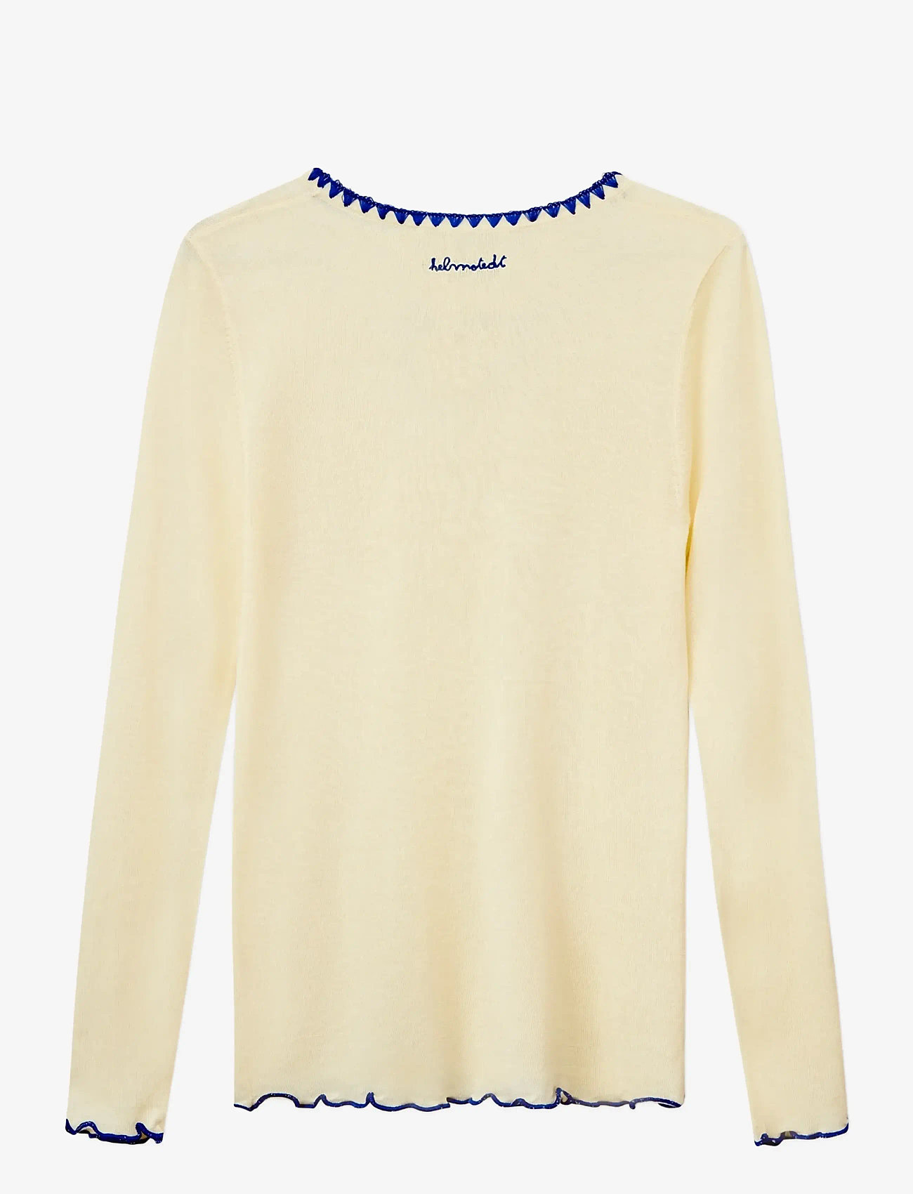 Helmstedt - Andrea Longsleeve - långärmade toppar - ivory - 1