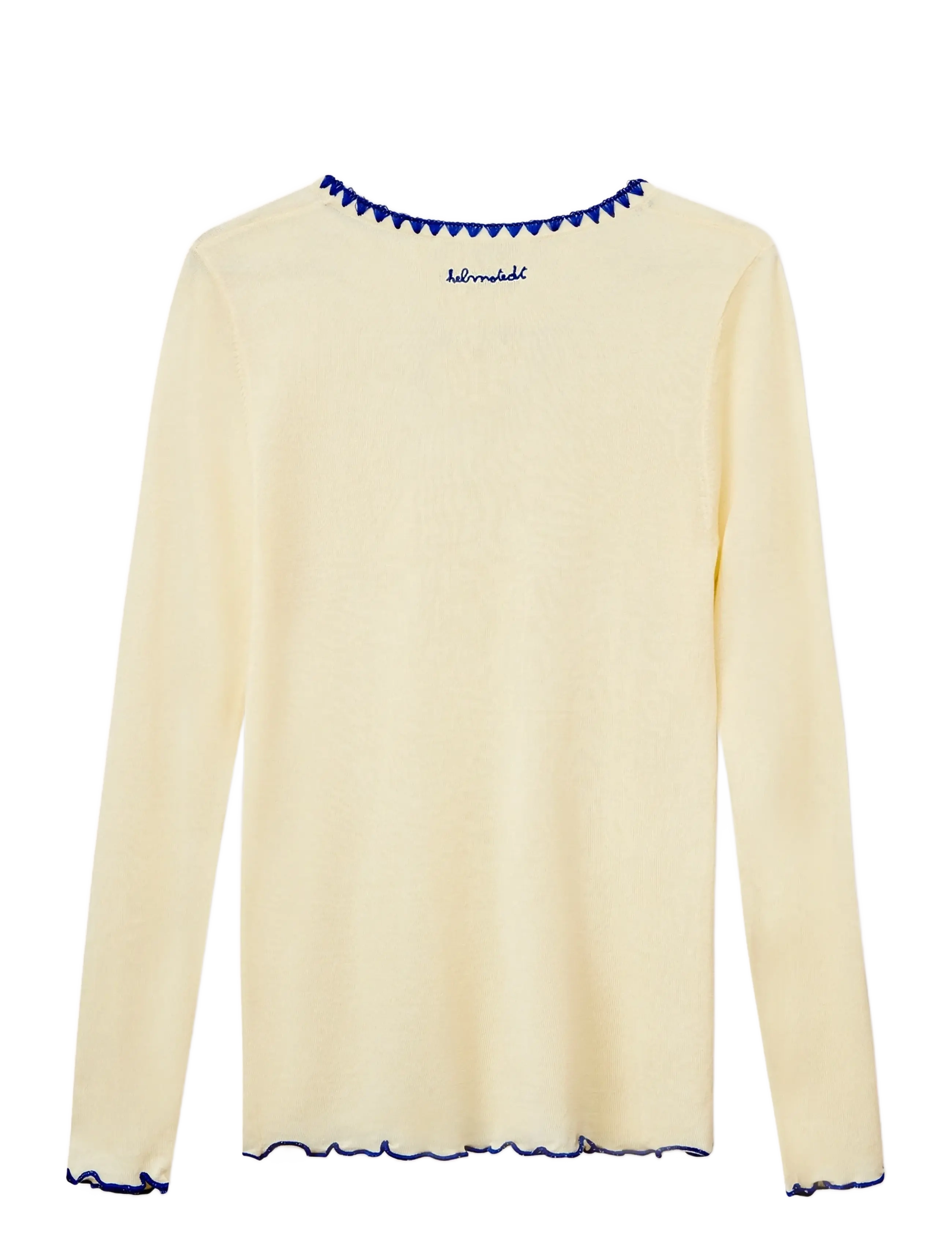 Helmstedt - Andrea Longsleeve - langärmlige tops - ivory - 2