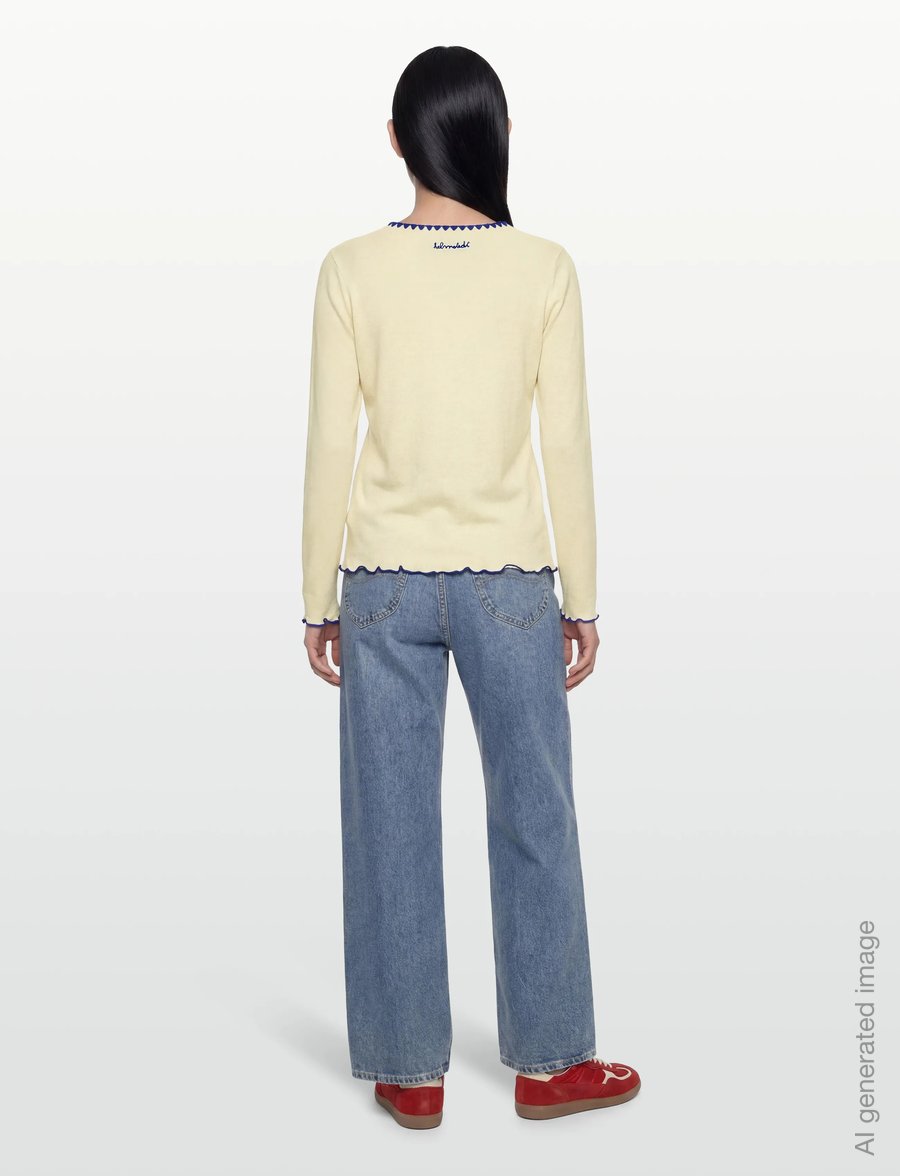 Helmstedt - Andrea Longsleeve - langærmede toppe - ivory - 4