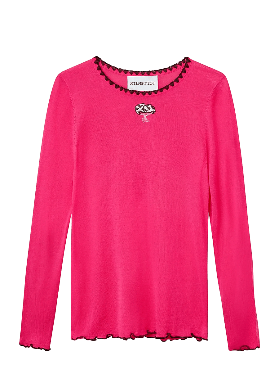 Helmstedt - Andrea Longsleeve - langærmede toppe - strawberry pink - 1