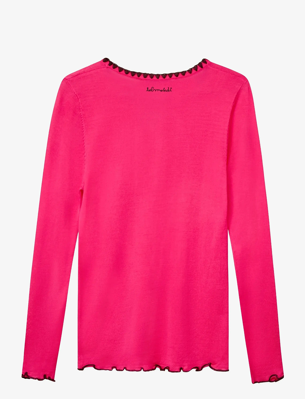 Helmstedt - Andrea Longsleeve - long-sleeved tops - strawberry pink - 1