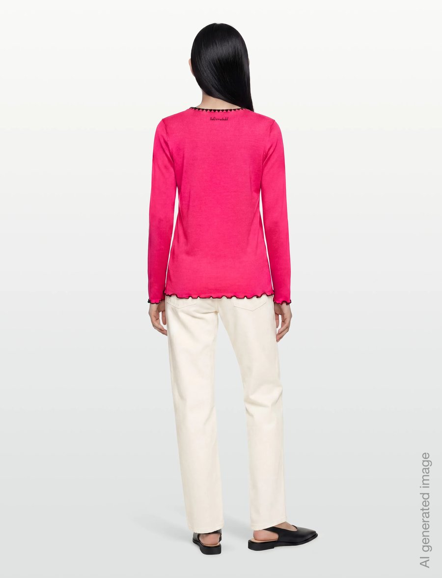 Helmstedt - Andrea Longsleeve - langærmede toppe - strawberry pink - 4