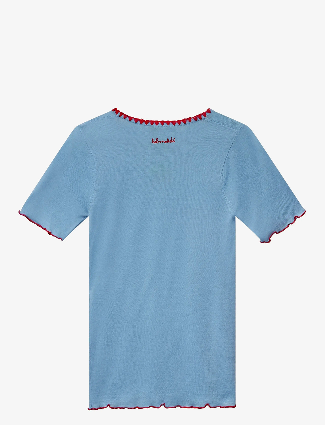 Helmstedt - Trine Short Sleeve - t-shirts - dusty blue - 1