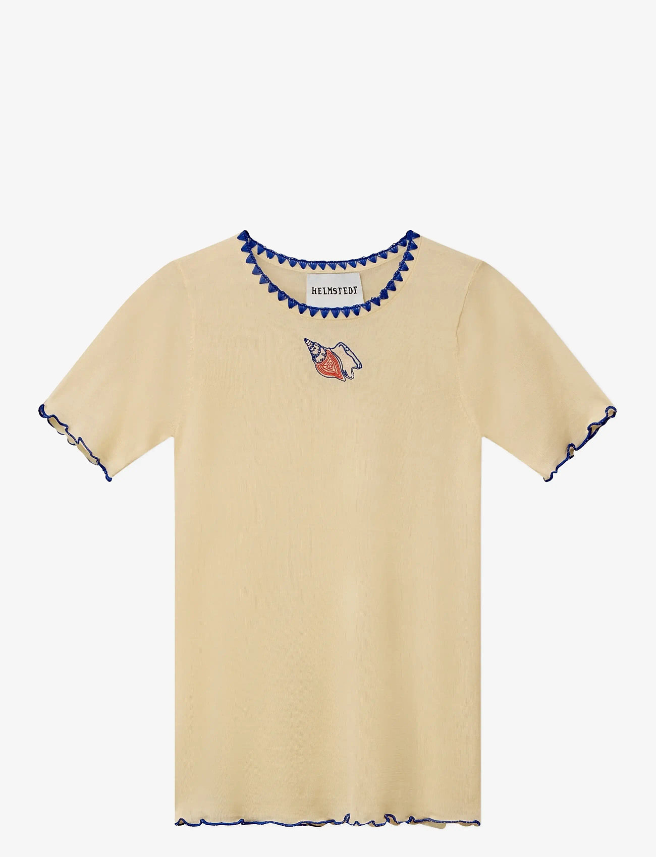 Helmstedt - Trine Short Sleeve - t-shirts - ivory - 0