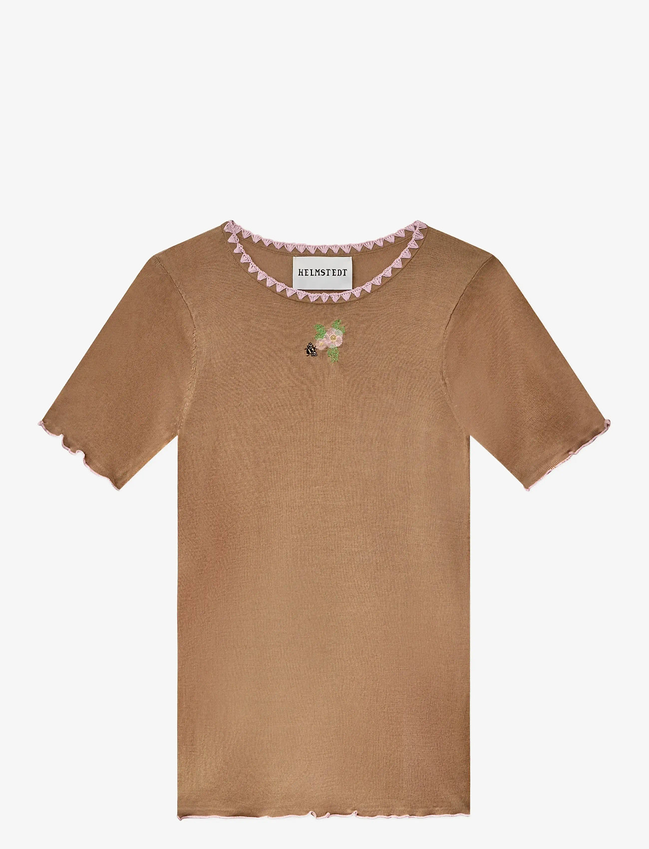 Helmstedt - Trine Short Sleeve - t-shirts - nougat creme - 0