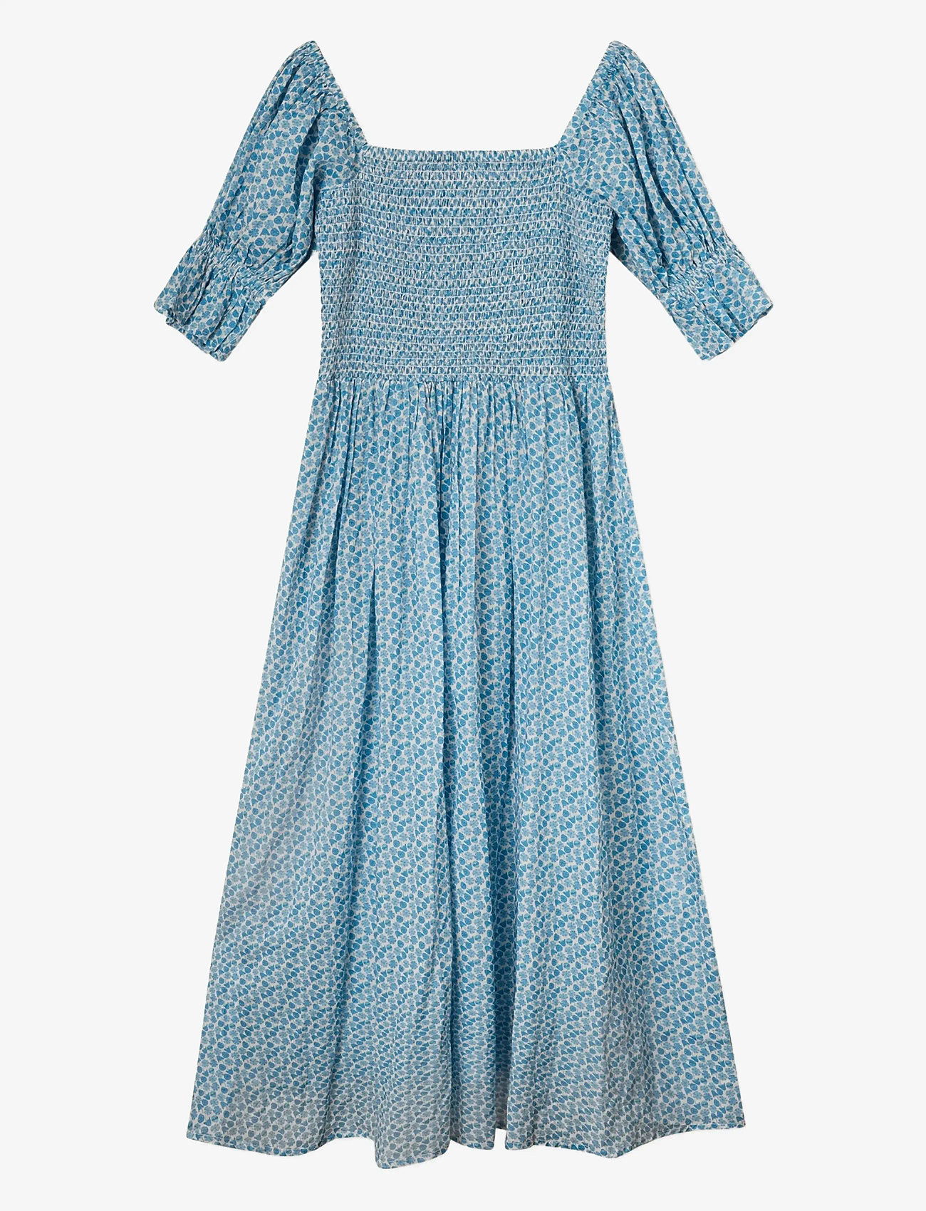 Helmstedt - Karoline Dress - maksikleidid - blue alien print - 1