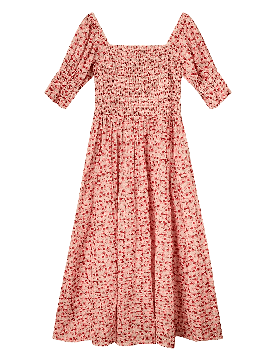 Helmstedt - Karoline Dress - maxi dresses - red strawberry print - 2