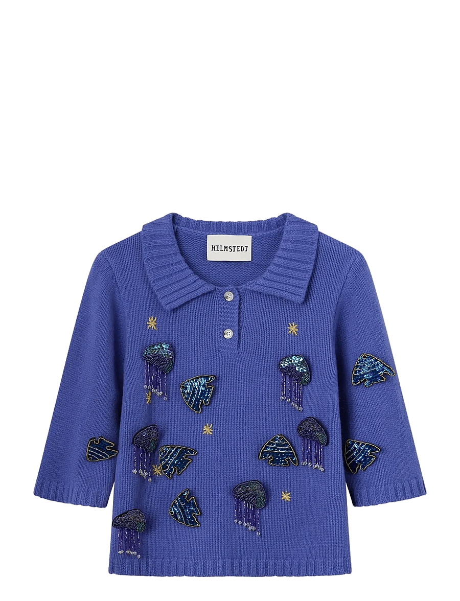 Helmstedt - Celia Knit - pullover - blue - 1