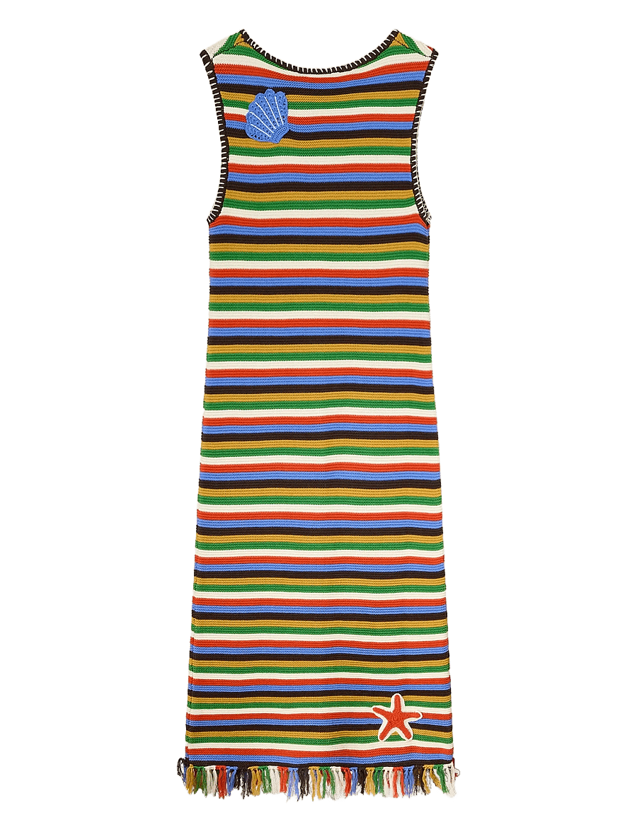 Helmstedt - Rita Dress - stickade klänningar - sea stripes - 1