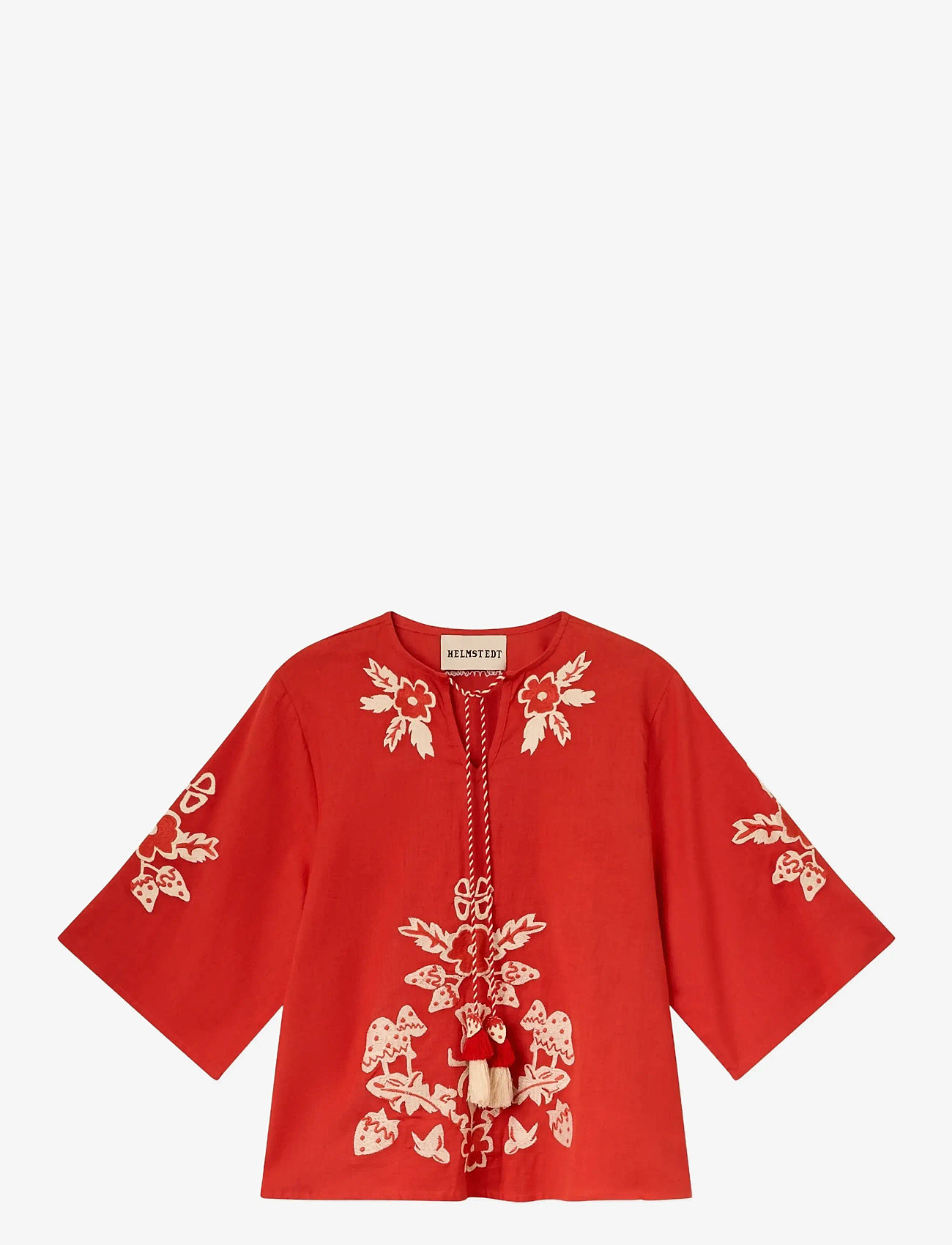 Helmstedt - Dottie Blouse - kortærmede bluser - red strawberry - 1