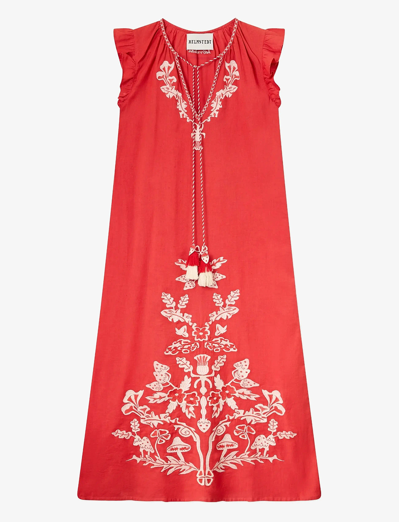 Helmstedt - Ditte Dress - sommerkjoler - red strawberry - 1