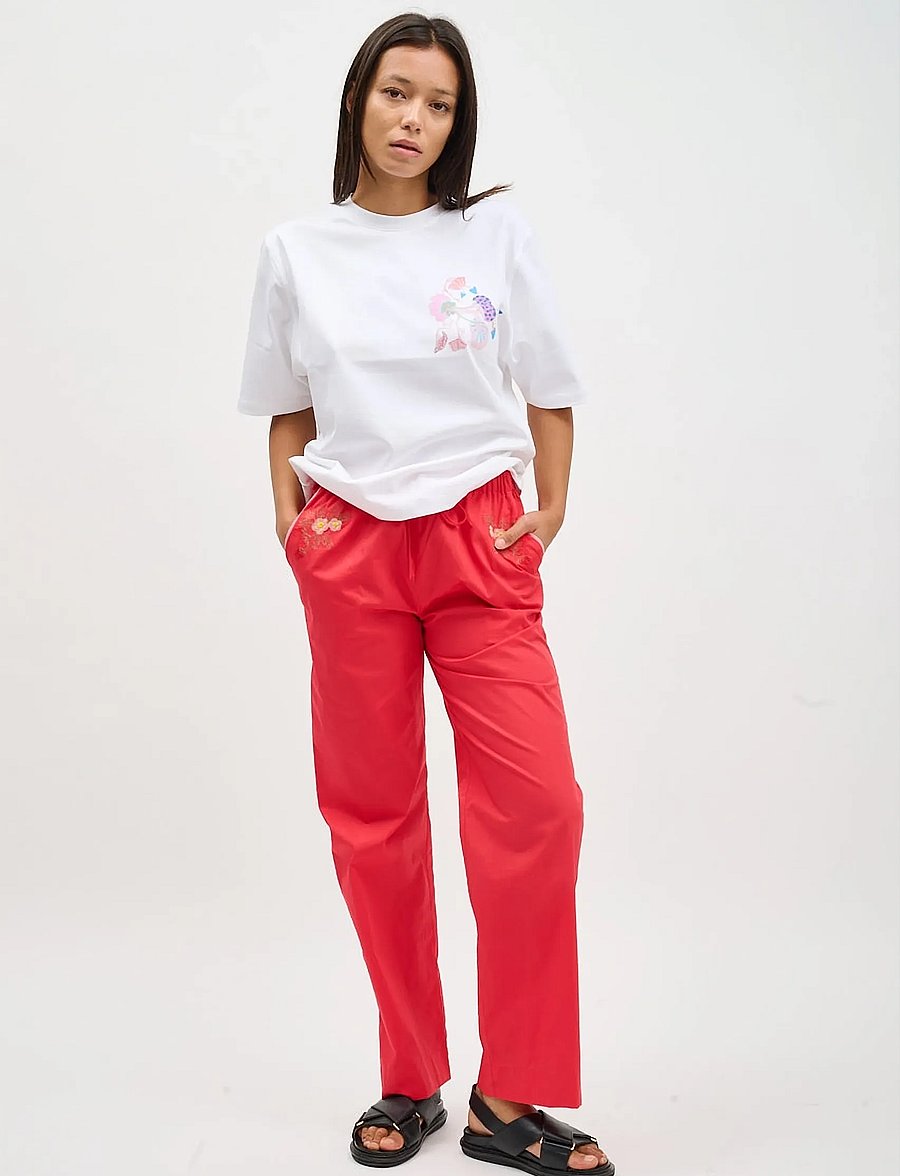 Helmstedt - Noor T-shirt - t-shirts & tops - dancing mushroom print - 3