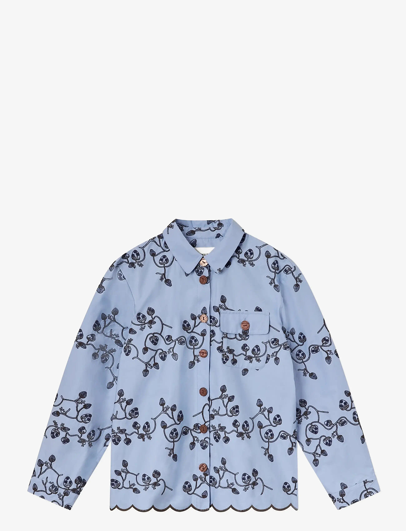 Helmstedt - Karla Shirt - pikkade varrukatega särgid - blue - 1