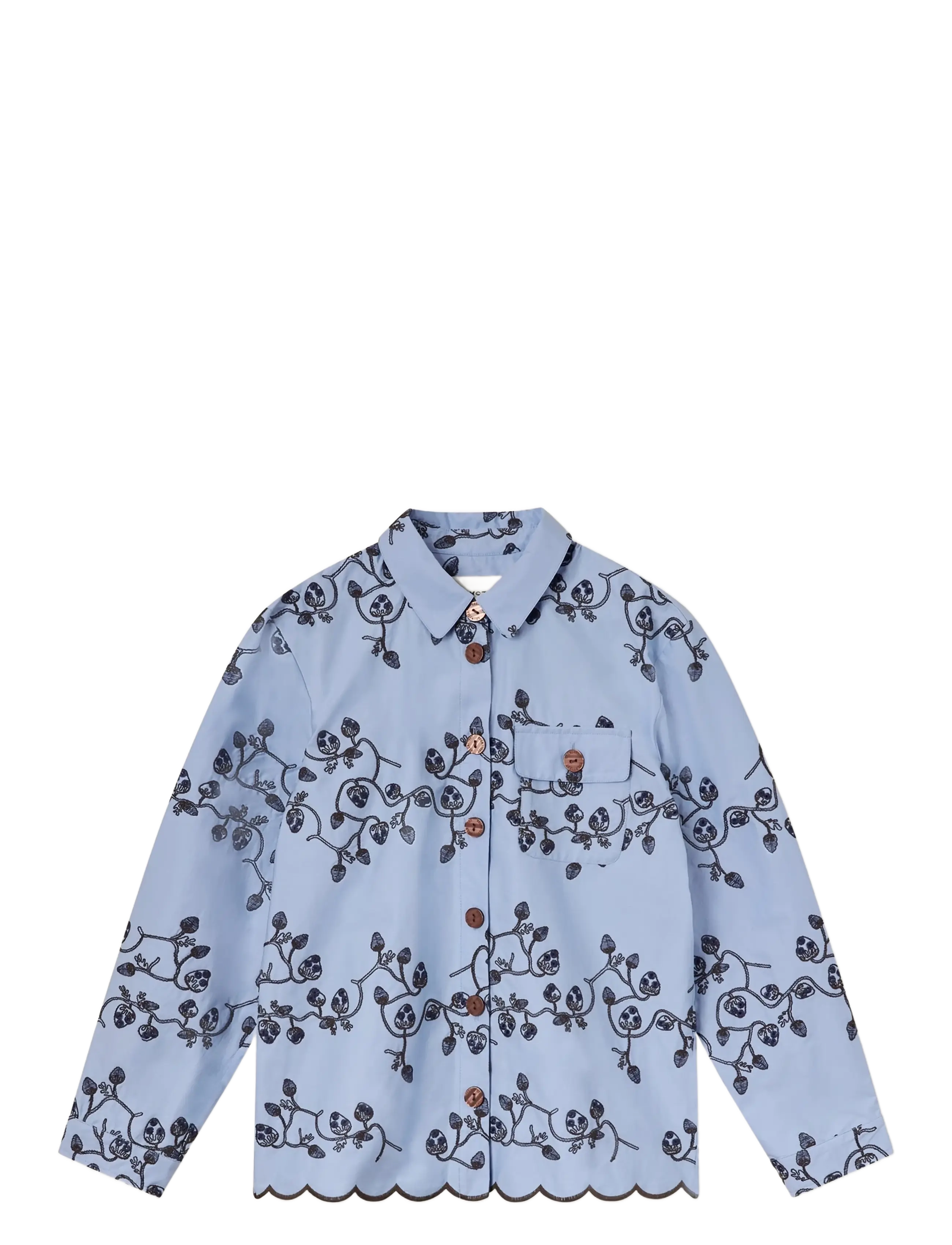 Helmstedt Karla Shirt - Tøj - BLUE / blue