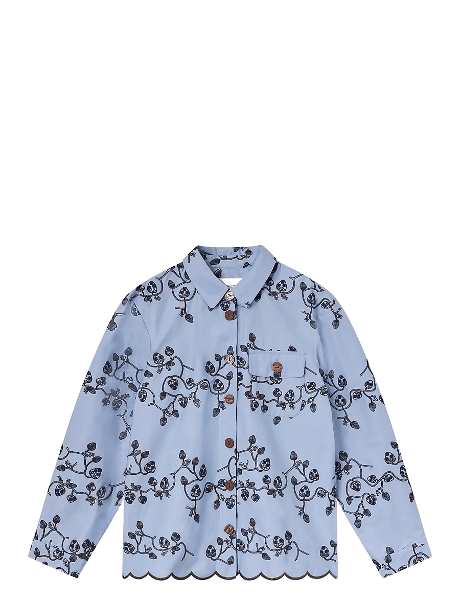 Helmstedt - Karla Shirt - denimskjorter - blue - 1