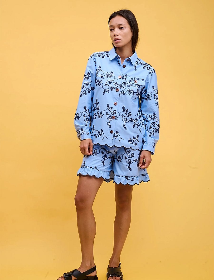 Helmstedt - Merle Shorts - vabaaja lühikesed püksid - blue - 3